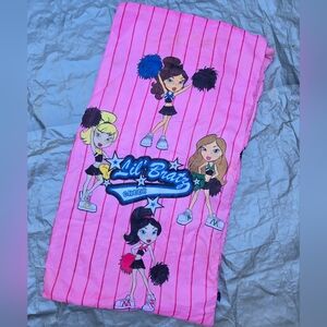 Retro y2k BRATZ Youth Sleeping Bag Fair Condition Minor flaws as pictured zipper
